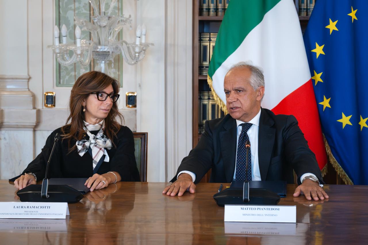 Firma del protocollo di collaborazione al Viminale